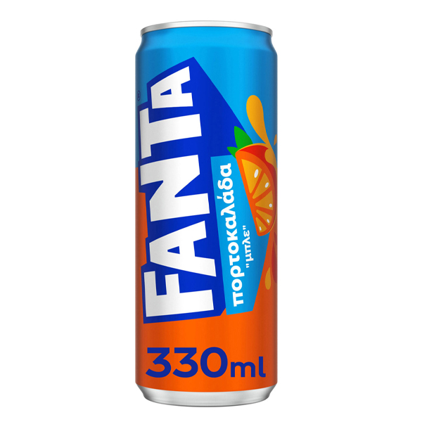 Fanta Πορτοκαλάδα Μπλε 330ml