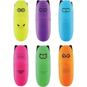 Enlegend Μίνι Highlighters Animal 6τμχ (Neon)