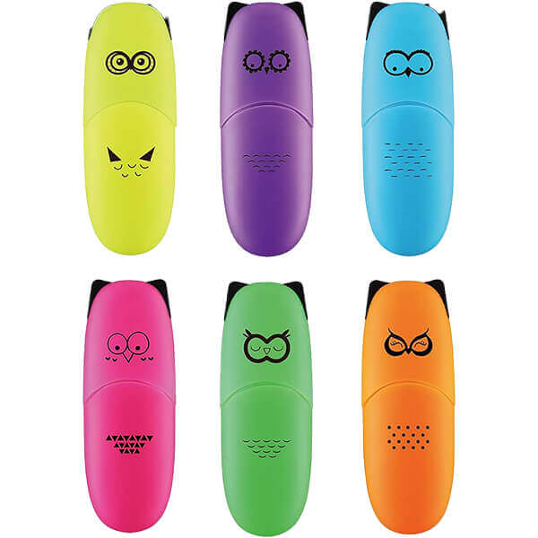 Enlegend Μίνι Highlighters Animal 6τμχ (Neon)