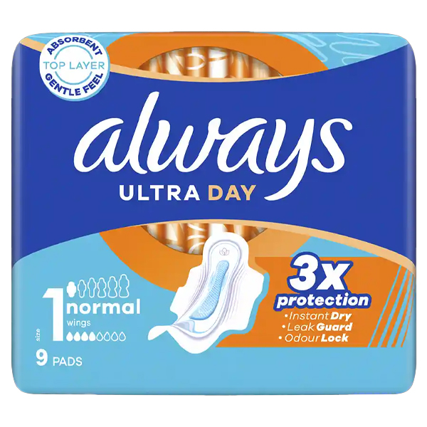 Always Σερβιέτες Ultra 9τεμ. Normal Plus