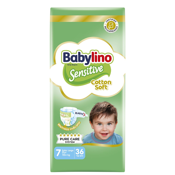 Babylino Πάνες Sensitive No7 (36τεμ) (15kg+)