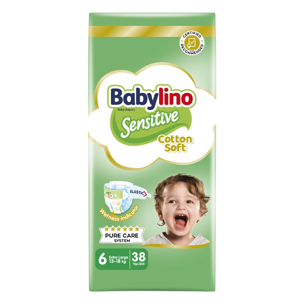 Babylino Πάνες Sensitive No6 (38τεμ.) (13-18kg)