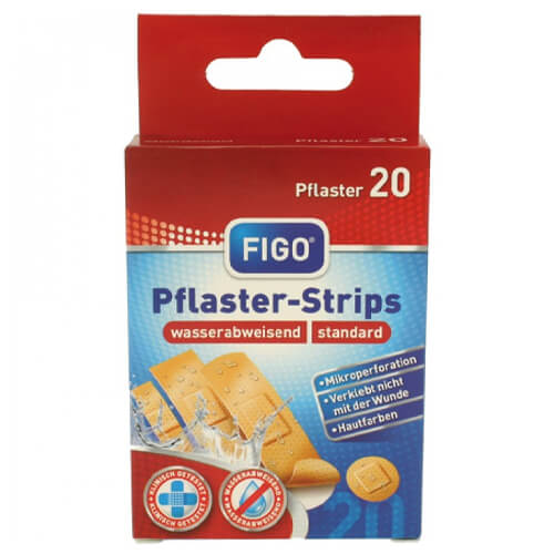 Figo Αδιάβροχα Αυτοκόλλητα Επιθέματα MIX (20τεμ.)