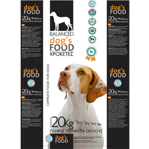Dog's Food Σκυλοτροφή 20kg