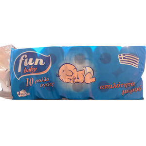 Fun Baby Χαρτί Ρολό Υγείας 3φύλλο 10x85gr
