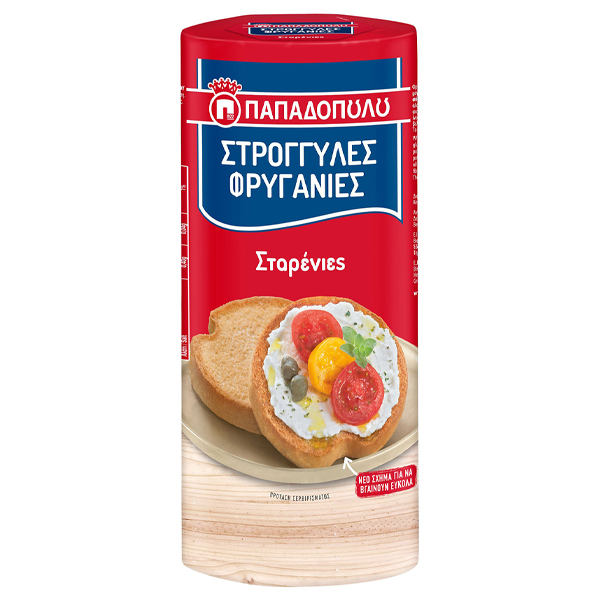 Παπαδόπουλου Φρυγανιές Στρογγυλές 125gr (Σταρένιες)