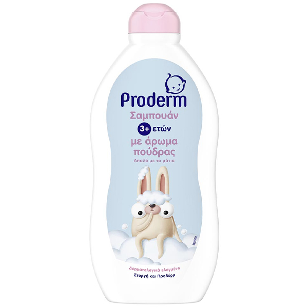 PRODERM Kids Αφρόλουτρο 500ml (Άρωμα Πούδρας)