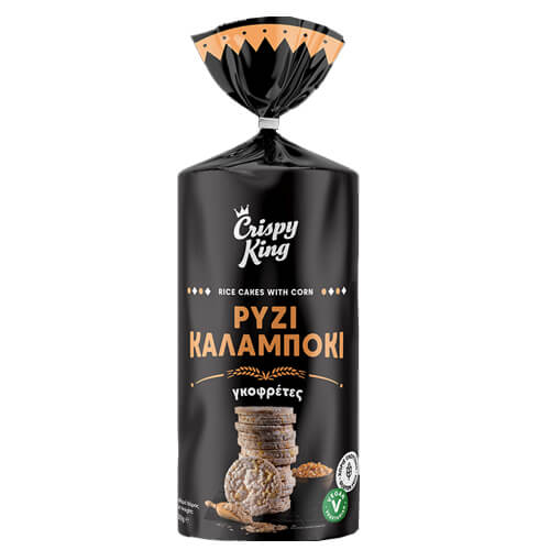 Crispy King Ρυζογκοφρέτες 100gr - Καλαμπόκι