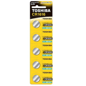 Toshiba Μπαταρία CR1616CP 3V Lithium 5τεμ.