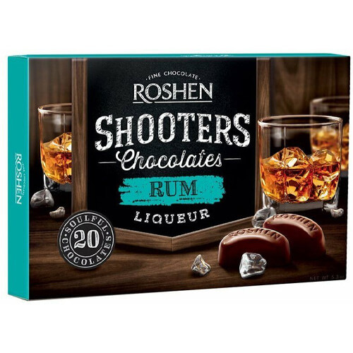 Roshen Shooters Liquor Σοκολατάκια 150gr (Rum)