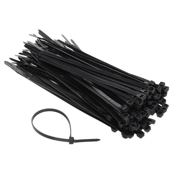 Eurolamp Δεματικά Tire Ups Μαύρα 200x3,6 - 100τεμ