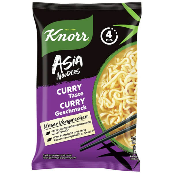 Knorr Noodles 70gr (Καρύ)