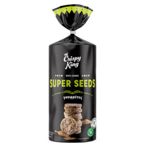 Crispy King Ρυζογκοφρέτες Superseeds 100gr