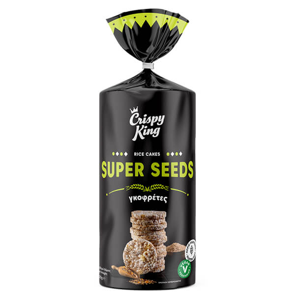 Crispy King Ρυζογκοφρέτες Superseeds 100gr