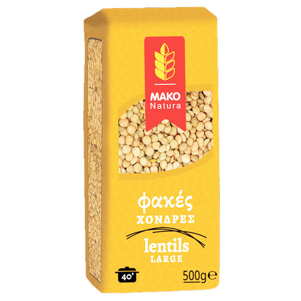 Μακό Φακές Χονδρές 500gr