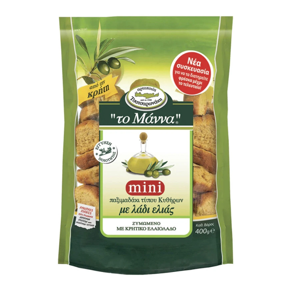 Το Μάννα Παξιμάδια Λαδιού Mini 400gr