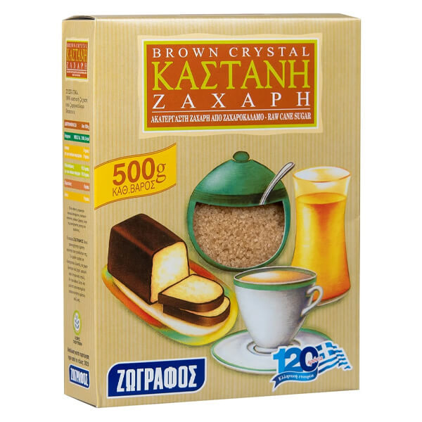 ΖΩΓΡΑΦΟΣ Καστανή Ζάχαρη 500gr