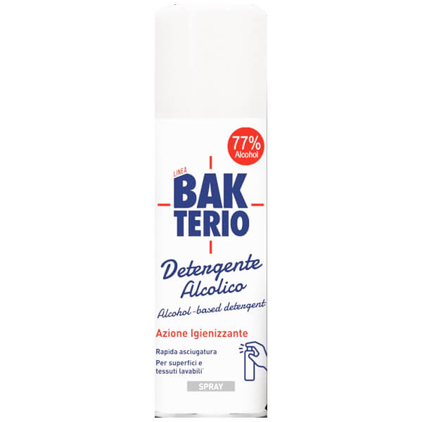 Bakterio Spray Επιφανειών 150ml (77% Alcohol)