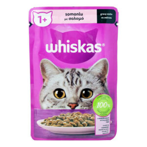 Whiskas Γατοτροφή 85gr (Σολομός)