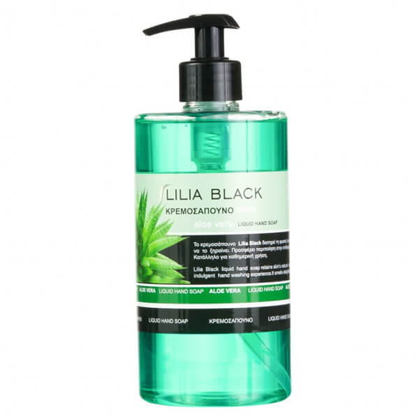 Lilia Black Κρεμοσάπουνο Αντλία 550ml (Αλόη)