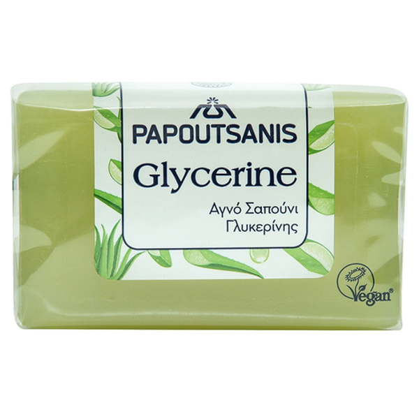 Παπουτσάνης Σαπούνι Γλυκερίνης 125gr (Πράσινο)