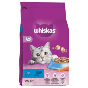 Whiskas Γατοτροφή Γεμιστές Κροκέτες 300gr (Τόνος)