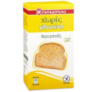 Παπαδοπούλου Φρυγανιές Χωρίς Γλουτένη 165gr