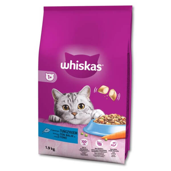 Whiskas Γατοτροφή Adult Γεμιστή Κροκέτα 1,9kg