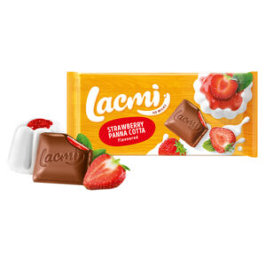 Σοκολάτα Roshen Lacmi Φράουλα Panna Cotta 90gr