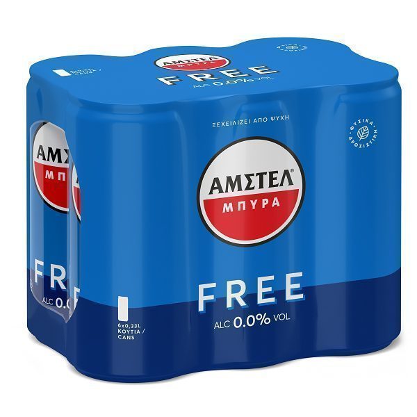 Amstel Free Μπύρα - 6x330ml