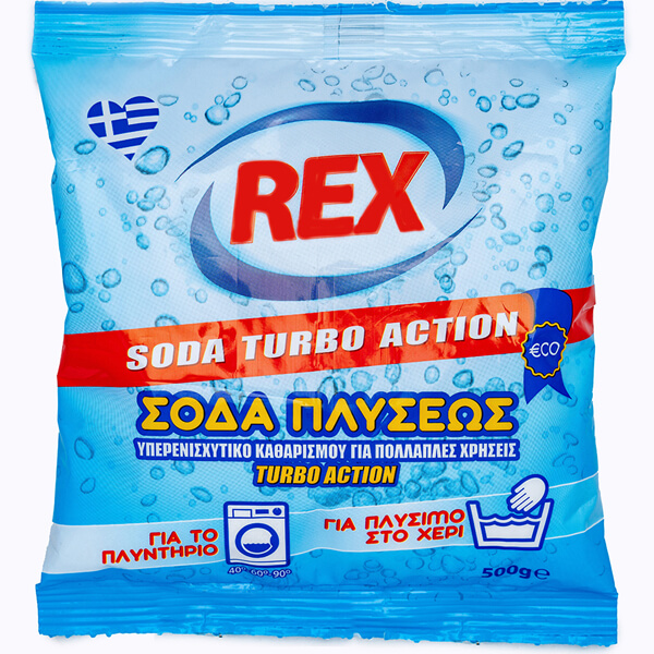 Rex Σόδα Πλύσεως Σκόνη 500gr