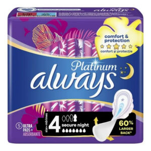 ALWAYS Σερβιέτες Ultra Platinum 5τεμ. Secure Night