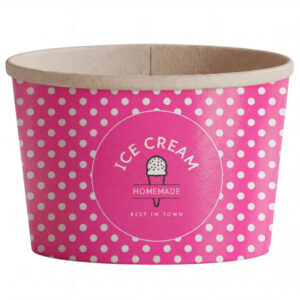 Κύπελλο Παγωτού (6oz) - (DOT) (Pink) (50τεμ)