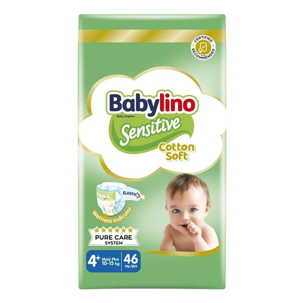 Babylino Πάνες Sensitive No4+ (46τεμ.) (10-15kg)