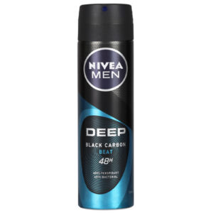 NIVEA Deo Men 150ml (Deep) (Black Carbon) (Beat)