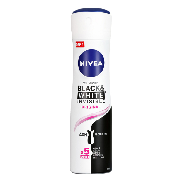 Nivea Deo Women 150ml (B & W) (Clear Invisible)