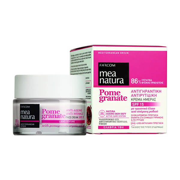 Farcom Mea Natura Pomegranate Κρέμα Ημέρας SPF 15 50ml (Αντιρυτιδική/Αντιγηραντική)