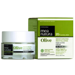 Farcom Mea Natura Olive 24ωρη Ενυδατική Κρέμα 50ml (Πρόσωπο/Μάτια/Λαιμός)