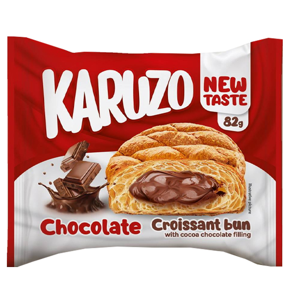 KaruZo Κρουασάν Bun 82gr (Σοκολάτα)