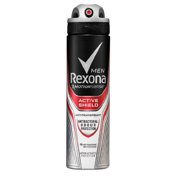 Rexona Spray Men 150ml Active Shield Antibacterial
