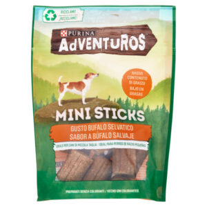 Purina Adventuros Σκυλοτροφή Sticks 90gr (Βουβάλι)
