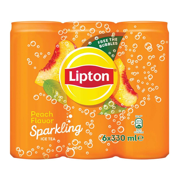 Lipton Sparkling Ice Tea 6x330ml (Ροδάκινο)