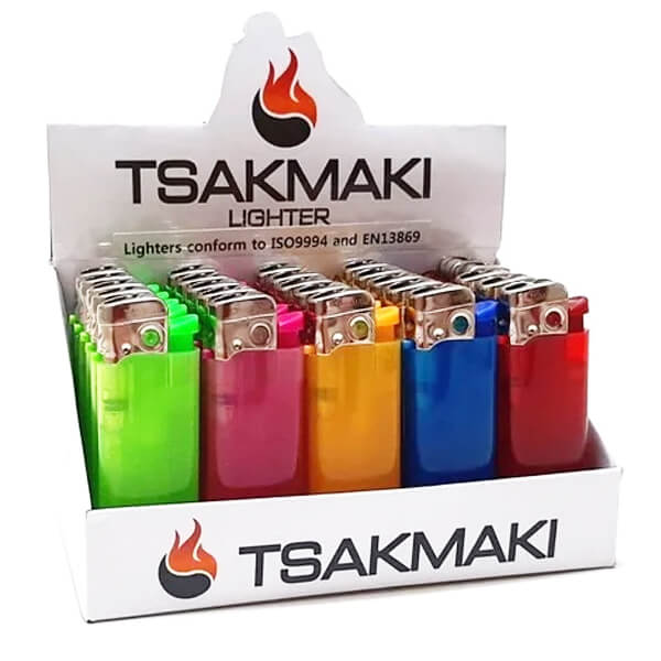 Tsakmaki Αναπτήρας Πέτρα Υγρό 077 (25τεμ.) - Διάφορα Χρώματα