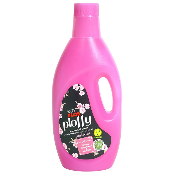 Flos Ploffy Eco Μαλακτικό 1,5lt (Ροζ)