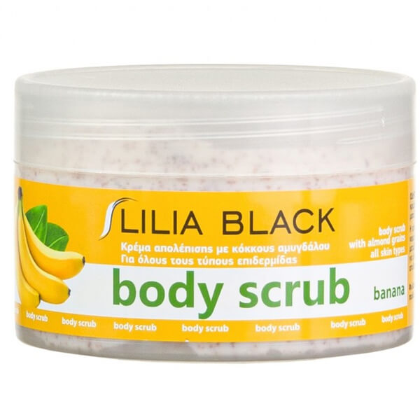 Lilia Black Scrub Σώματος 250ml (ΜΠΑΝΑΝΑ)