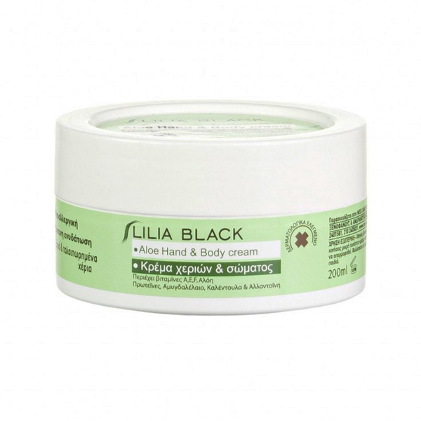 Lilia Black Κρέμα Χεριών 200ml (Aloe Vera)
