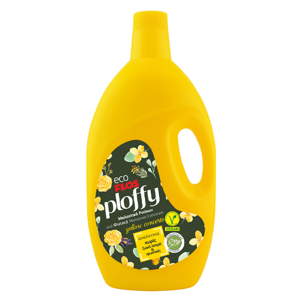Flos Ploffy Eco Μαλακτικό 1,5lt Κίτρινο