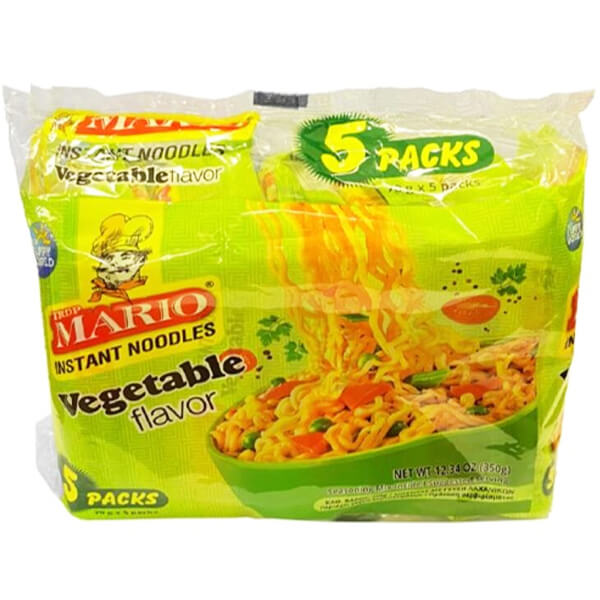 OYAKATA Mario Noodles 5x70gr (Λαχανικά)