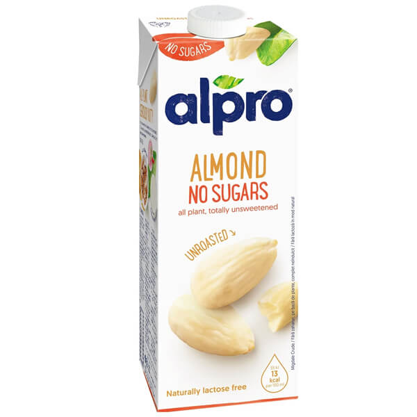 Alpro Ρόφημα Αμυγδάλου Χωρίς Ζάχαρη Ωμό Αμύγδαλο 1lt