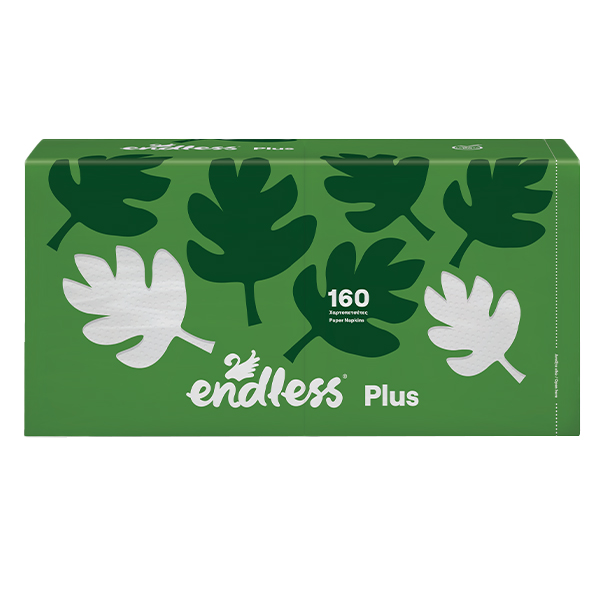 Endless Χαρτοπετσέτα 2Pack Plus (30x30cm) (160τεμ.)